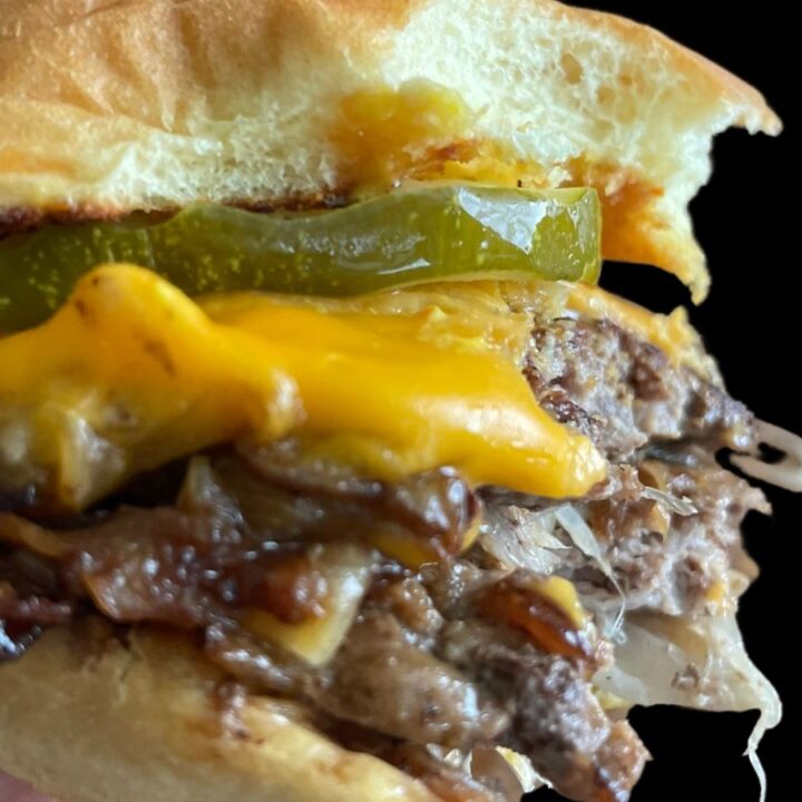 Oklahoma Onion Smash Burger