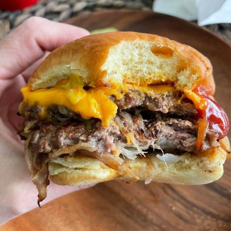 Easy Oklahoma Onion Smash Burger