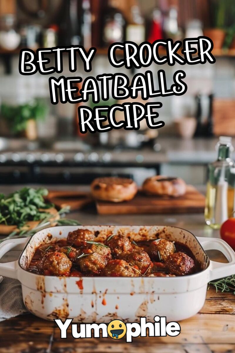 Betty Crocker Meatballs Recipe